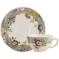 Чашка для сніданку з блюдцем MILLEFLEURS 260 мл - &Oslash; 18 см GIEN 16432PTA01