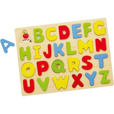Дерев'яний пазл Viga Toys Англійський алфавіт, великі літери 58543