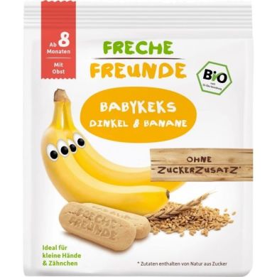 Дитяче органічне печиво Freche Freunde з бананом 100 г 100018 4260618520994