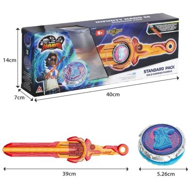Дзиґа Infinity Nado VI серія Standard Pack Gold Warrior Phoenix Золотий Воїн Фенікс EU654123