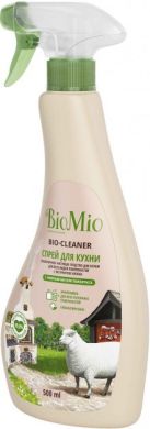 Экологичный гипоаллергенный чистящий спрей для кухни и всех поверхностей антижир BioMio Bio-Kitchen Cleaner концентрат Лемонграсс 500 мл 1809-02-01 4603014008121