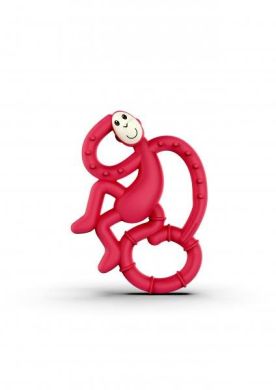 Іграшка-гризун Маленька танцююча Мавпочка Червоний 10 см MM-МMT-004, Червоний
