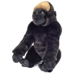 Игрушка мягкая Горная горилла сидит 35 см Teddy Hermann 4004510929437