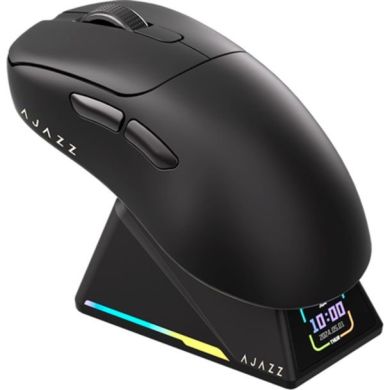 Игровая беспроводная мышь Ajazz AJ179 APEX-3 Mod-Black-3950-8K Charging Dock