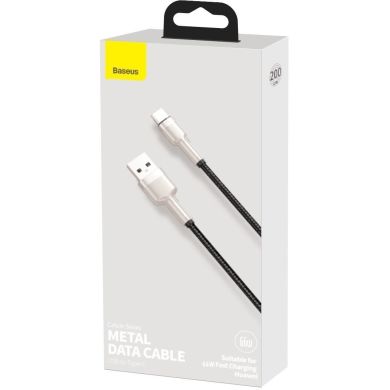 Кабель Baseus USB to Type-C 66W 2m CAKF000201 черный