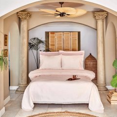 Комплект постільної білизни Karaca Home з покривалом Olivia Powder євророзміра 200.16.01.0245, євророзмір