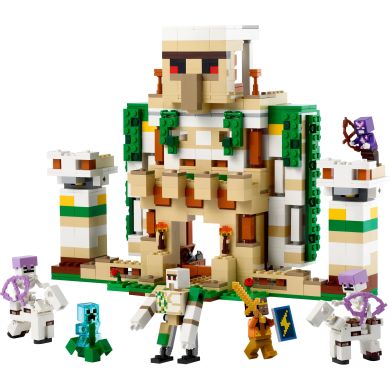 Конструктор LEGO Minecraft Крепость «Железный голем» 868 деталей 21250