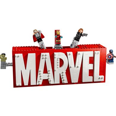 Конструктор Логотип и минифигурки MARVEL LEGO Super Heroes 76313