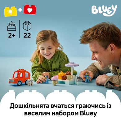 Конструктор Подорож із морозивом із Блуї LEGO DUPLO 10458