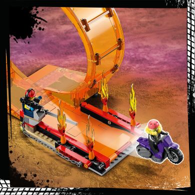 Конструктор Подвійна петля каскадерської арени LEGO City Stuntz 60339