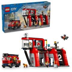 Конструктор Пожарное депо с пожарной машиной LEGO City 60414