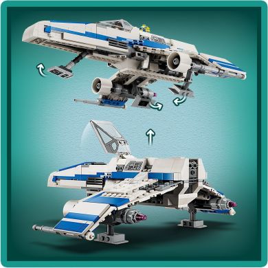 Конструктор Винищувач Нової Республіки «E-Wing» проти Зоряного винищувача Шин Хаті LEGO Star Wars 75364