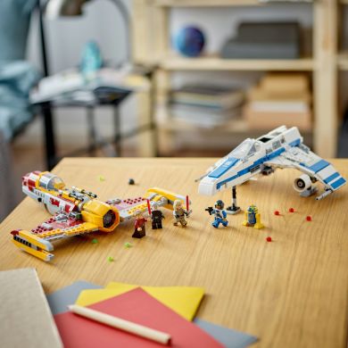 Конструктор Истребитель Новой Республики «E-Wing» против Звездного истребителя Шин Хати LEGO Star Wars 75364