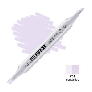 Маркер Sketchmarker, цвет Periwinkle 2 пера: тонкое и долото, SM-V054
