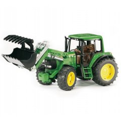 Машинка игрушечная трактор John Deere 6920 с погрузчиком Bruder 02052