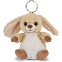 Мягкая игрушка-брелок Зайчик бежевый, 12см DouDou HO3297