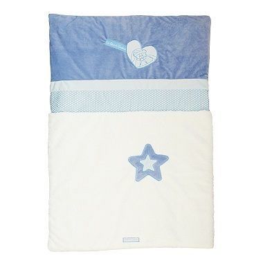 Мягкое Одеяло детское Doudou Petit Chou голубой DC2994