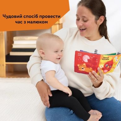 Мягкая развивающая книга Baby Einstein Nature Sounds 17602