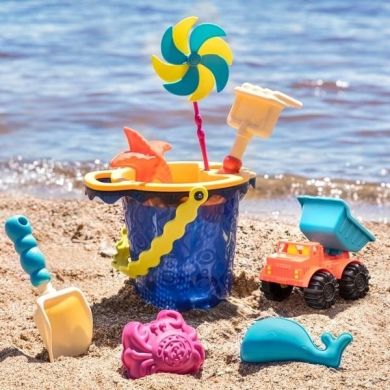 Набор Battat для игры с песком и водой Ведерко Море BX1330Z