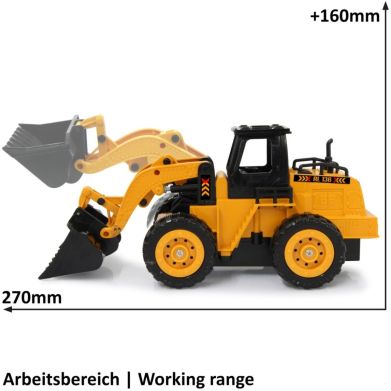 Погрузчик Loader RL136 1:36 2,4GHz, желтый Jamara 410150