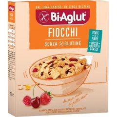Пластівці з ягодами без глютену BiAglut Fiocchi,275 70216000 8001040412930