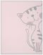 Плед Biederlack Lovely & Sweet Kitty 75х100 см Розовый 702692, 75 x 100