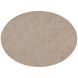 Плейсмат для сервировки TRUMAN овал, 33x45см, однослойный, тауп ZICZAC ZZ0505TAUPE