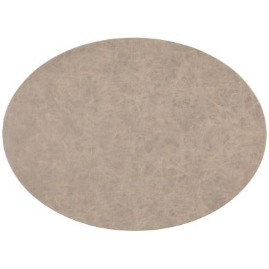Плейсмат для сервировки TRUMAN овал, 33x45см, однослойный, тауп ZICZAC ZZ0505TAUPE