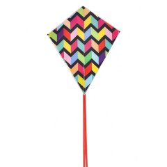 Воздушный змей ширина 60см, длина 75см., хвост 150см, орнамент, 5 видов MR 1450