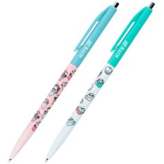 Ручка шариковая автоматическая Ice&Cup, синяя K25-361-2