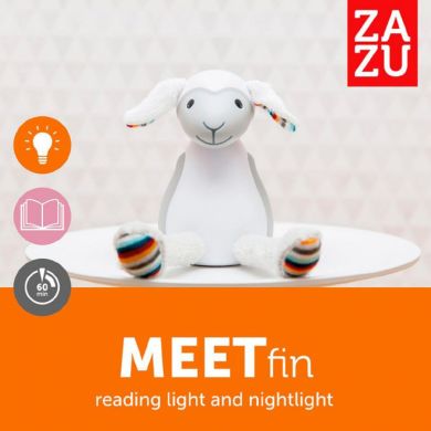 Светильник для чтения Zazu Fin Барашек серый ZA-FIN-01, Серый