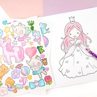 Альбом для розфарбовування з паперу Princess Mimi 0412016