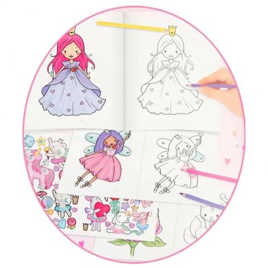 Альбом для раскрашивания из бумаги Princess Mimi 0412016