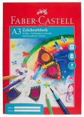 Папір для малювання Faber-Castell А3 20л в папці 100Г/М2 28974
