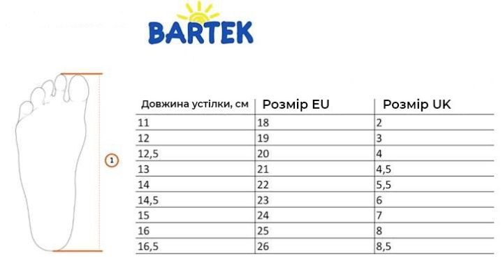 Ботинки детские Bartek 33 розовые T-47009/65C