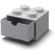 Четырехточечный серый контейнер выдвижной ящик Х4 Lego 40201740