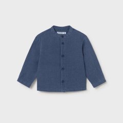 Детская джинсовая рубашка с длинными рукавами Mayoral 80 Синий 1117