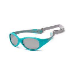 Дитячі сонцезахисні окуляри бірюзово-сірі серії Flex (розмір: 3 та ) Koolsun KS-FLAG003