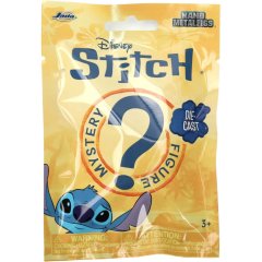 Фигурка металлическая коллекционная Стич, высота 4 см, 6 видов, дисплей 24 шт, 9336770314R00