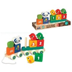 Іграшка дерев'яна іграшка KidsHits паровозик KH20/037