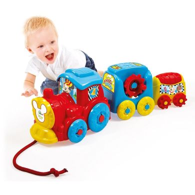 Іграшка-каталка розвиваюча Потяг, серія Disney Baby Clementoni 17168