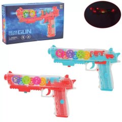 Игрушка музыкальный пистолет 2 цвета, в коробке 24,7*4,5*14,9см Shantou HJ608