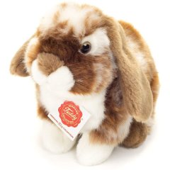 Мягкая игрушка Кролик сидит темно-коричневый 20 см Teddy Hermann 93724