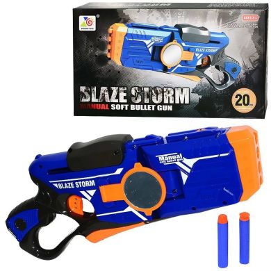 Игрушечный бластер Zecong Toys Blaze Storm Manual Soft Bullet Gun с патронами ZC7086
