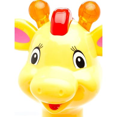 Іграшка-каталка Охайний жираф Kiddieland 052365, Жовтий