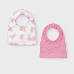 Комплект 2 дек. слюнявчика 1B Mayoral Розовый 9409