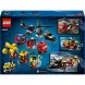 Конструктор Ремикс вертолетов, пожарных машин и подводных лодок LEGO City 60462