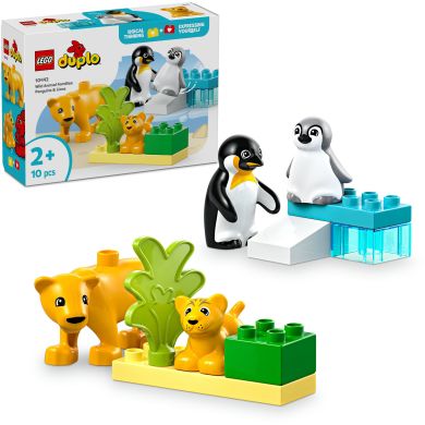 Конструктор Семейства диких животных: Пингвины и Львы LEGO DUPLO Town 10442