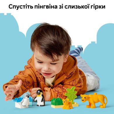 Конструктор Семейства диких животных: Пингвины и Львы LEGO DUPLO Town 10442