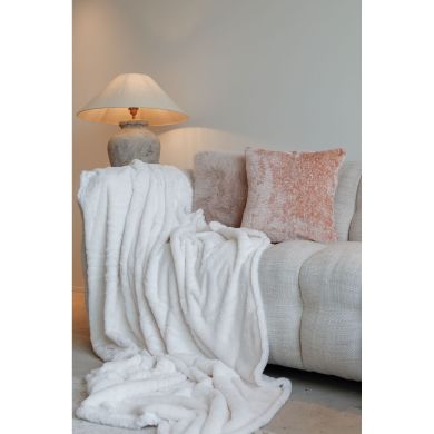 Ковдра двостороння RUBY,150x200 см, ivory Tiseco 3611IVORY, 150 x 200